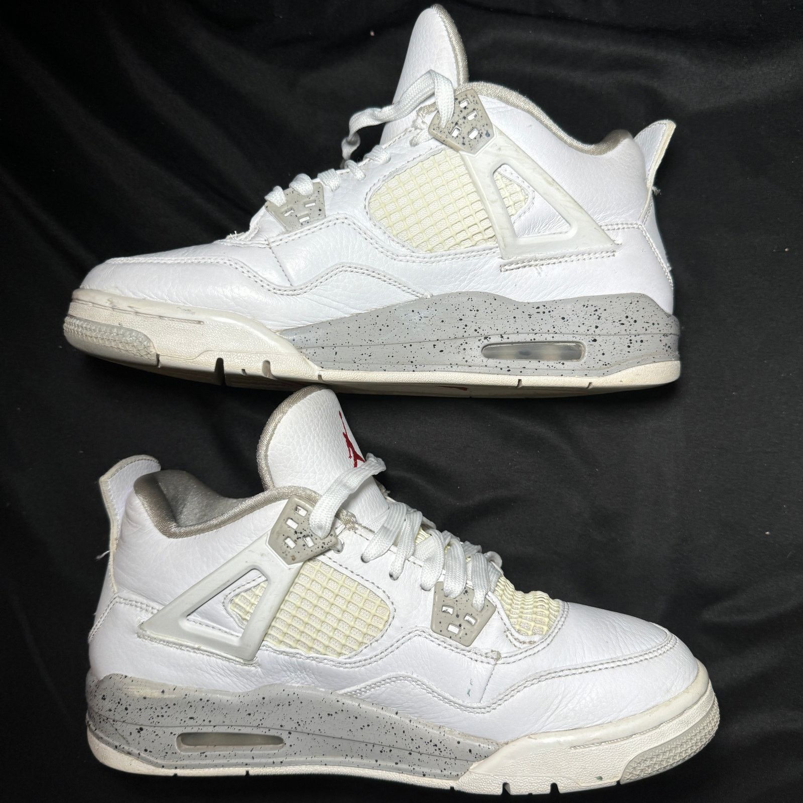 Jordan Brand × Nike Size 7 - Nike Air Jordan 4 Retro GS White Oreo Men's Shoes Size US 7 / EU 40 - 2 Thumbnail