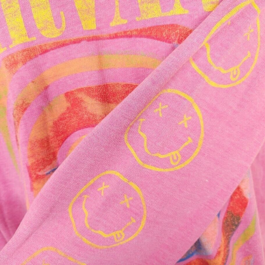 Nirvana Nirvana Sweatshirt Mens Size Small Pink OVERSIZED Fit 90s Size US S / EU 44-46 / 1 - 4 Thumbnail