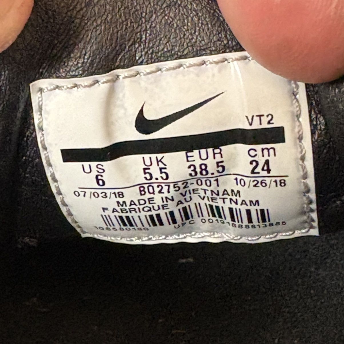 Fear of God × Nike Nike X Fear Of God Air Skylon 2 Black Fear Men’s Size 6 Size US 6 / EU 39 - 9 Thumbnail