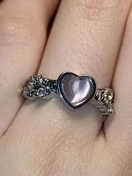 Jewelry Hirohata x Chika Love Heart Adjustable Ring Size ONE SIZE - 1 Thumbnail