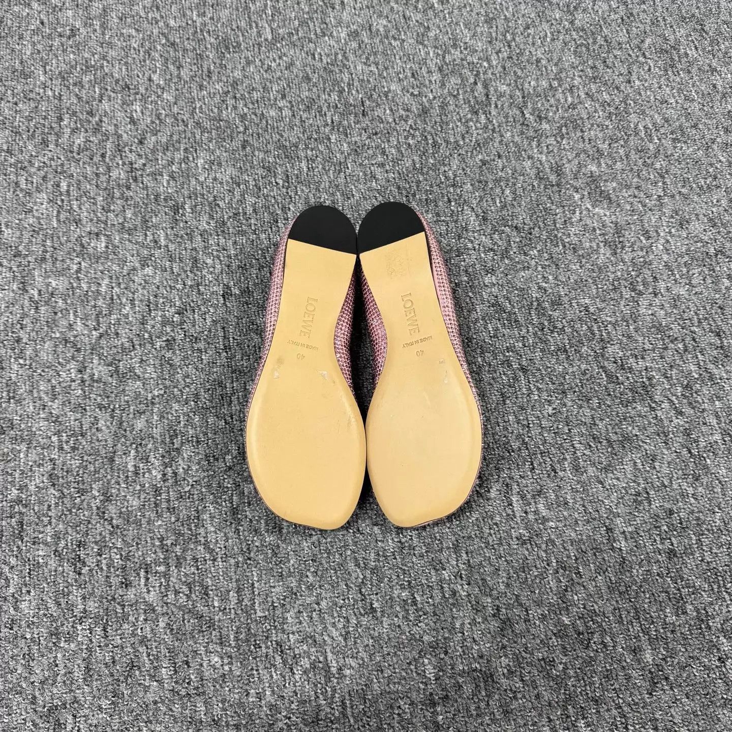 Loewe Loewe Pink Lambskin Pave Diamond Flats 40 99 New Size US 9.5 / IT 39.5 - 5 Thumbnail