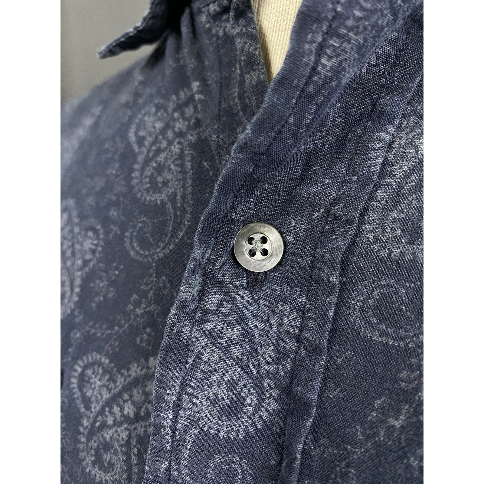 Polo Ralph Lauren Polo Ralph Lauren Paisley Men's Blue Longsleeve Shirt Size M Size US M / EU 48-50 / 2 - 8 Thumbnail