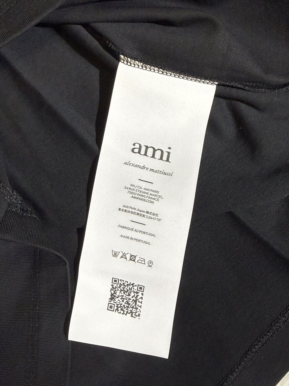 AMI Ami black t shirt Size US L / EU 52-54 / 3 - 4 Thumbnail