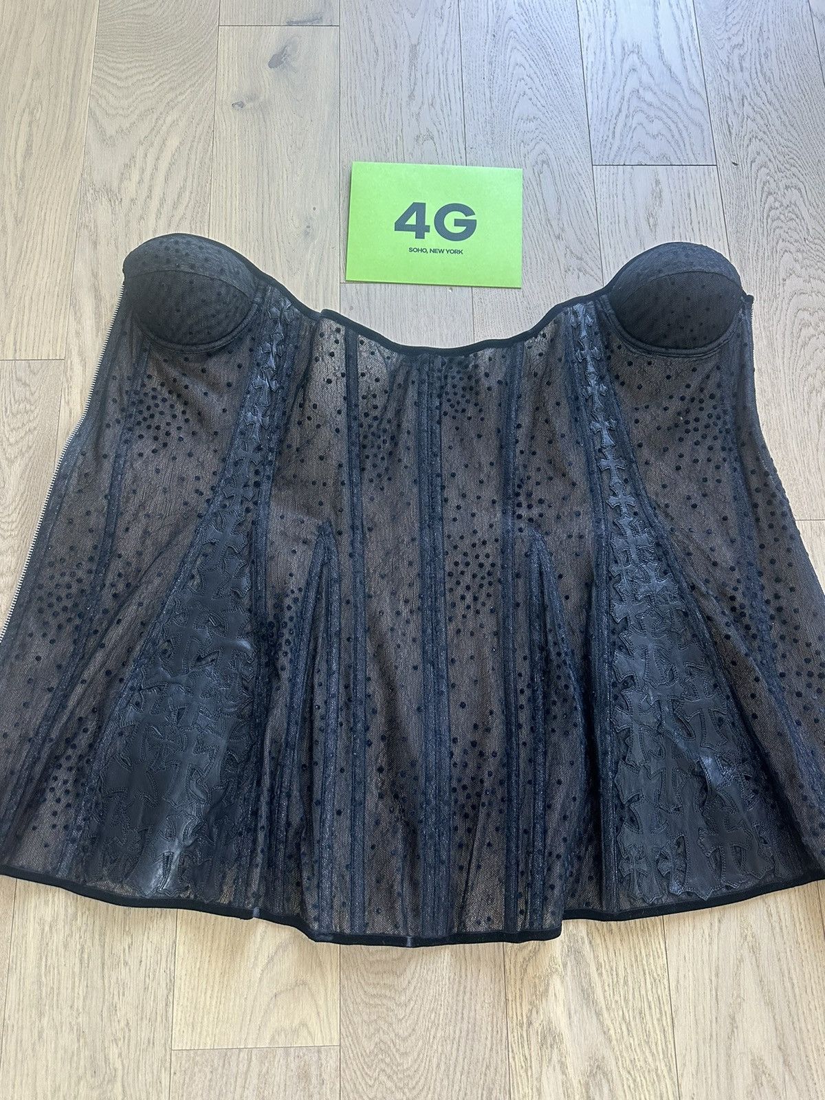 Chrome Hearts Chrome Hearts 1/1 FLOODED CROSS PATCH DRESS CORSET Size S / US 4 / IT 40 - 15 Thumbnail