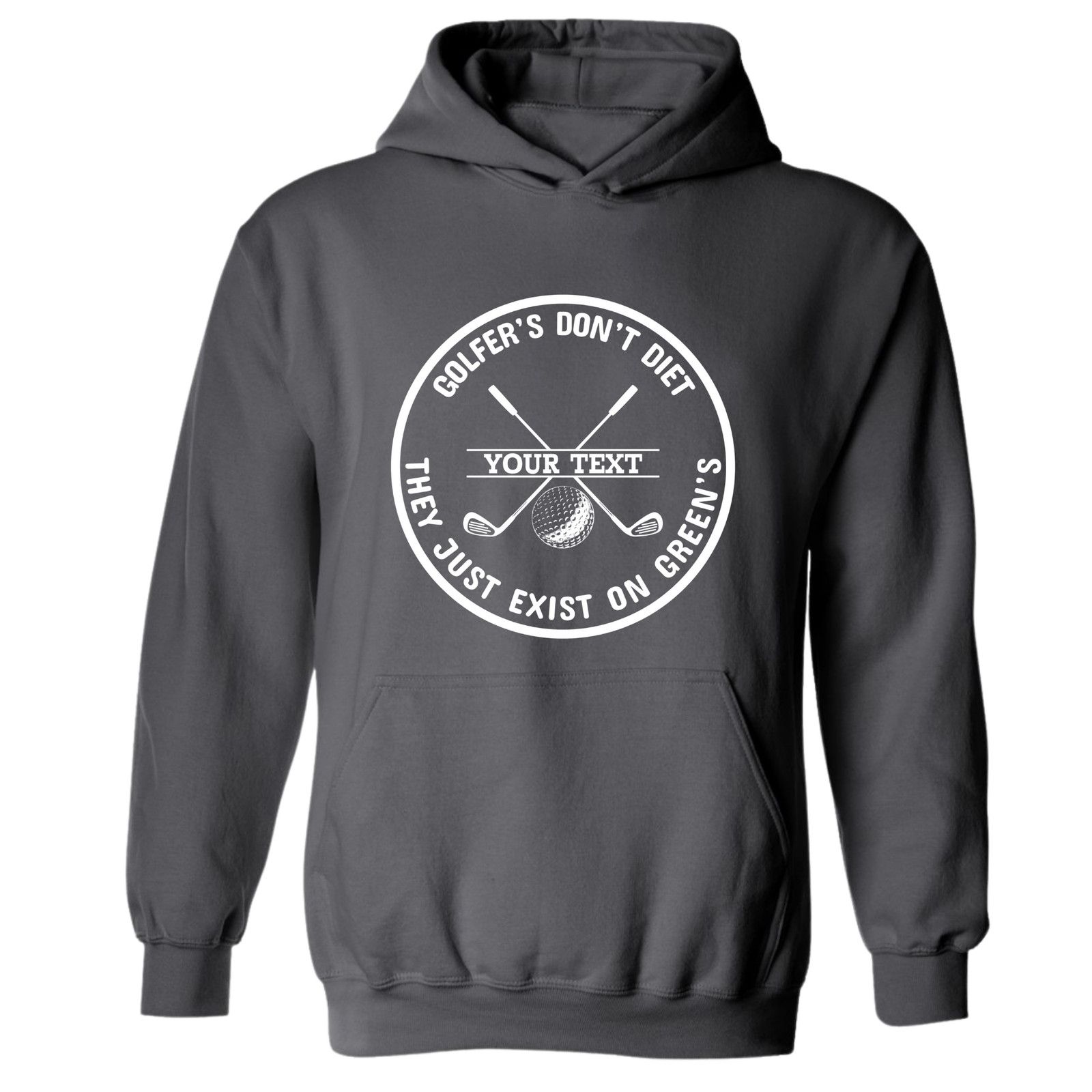 & Other Stories Golf Hoodie Golfers Dont Diet Personalized Name Clubs Ball Size US L / EU 52-54 / 3 - 13 Thumbnail