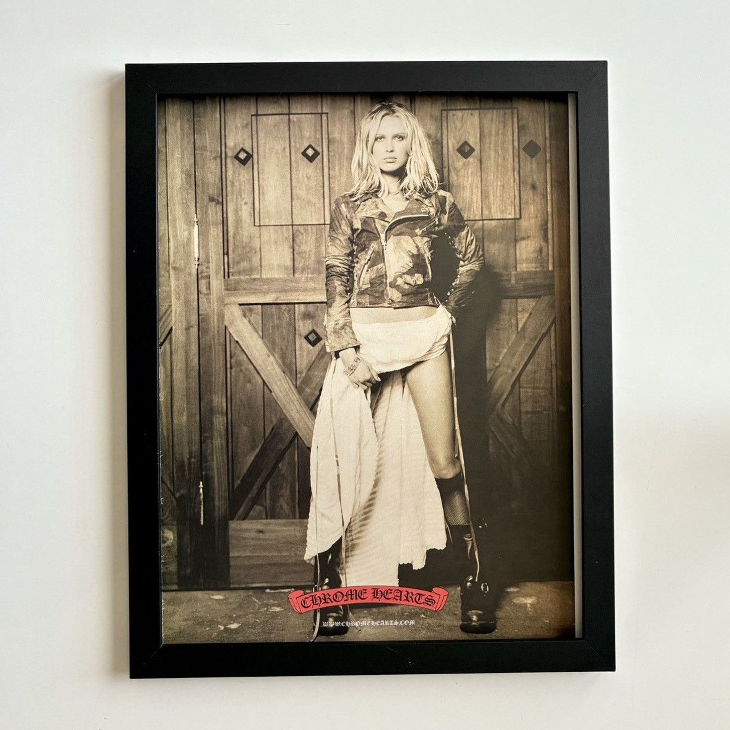 Chrome Hearts × Japanese Brand × Vintage Chrome Hearts vintage photo Framed poster 9x11 Size ONE SIZE - 1 Thumbnail