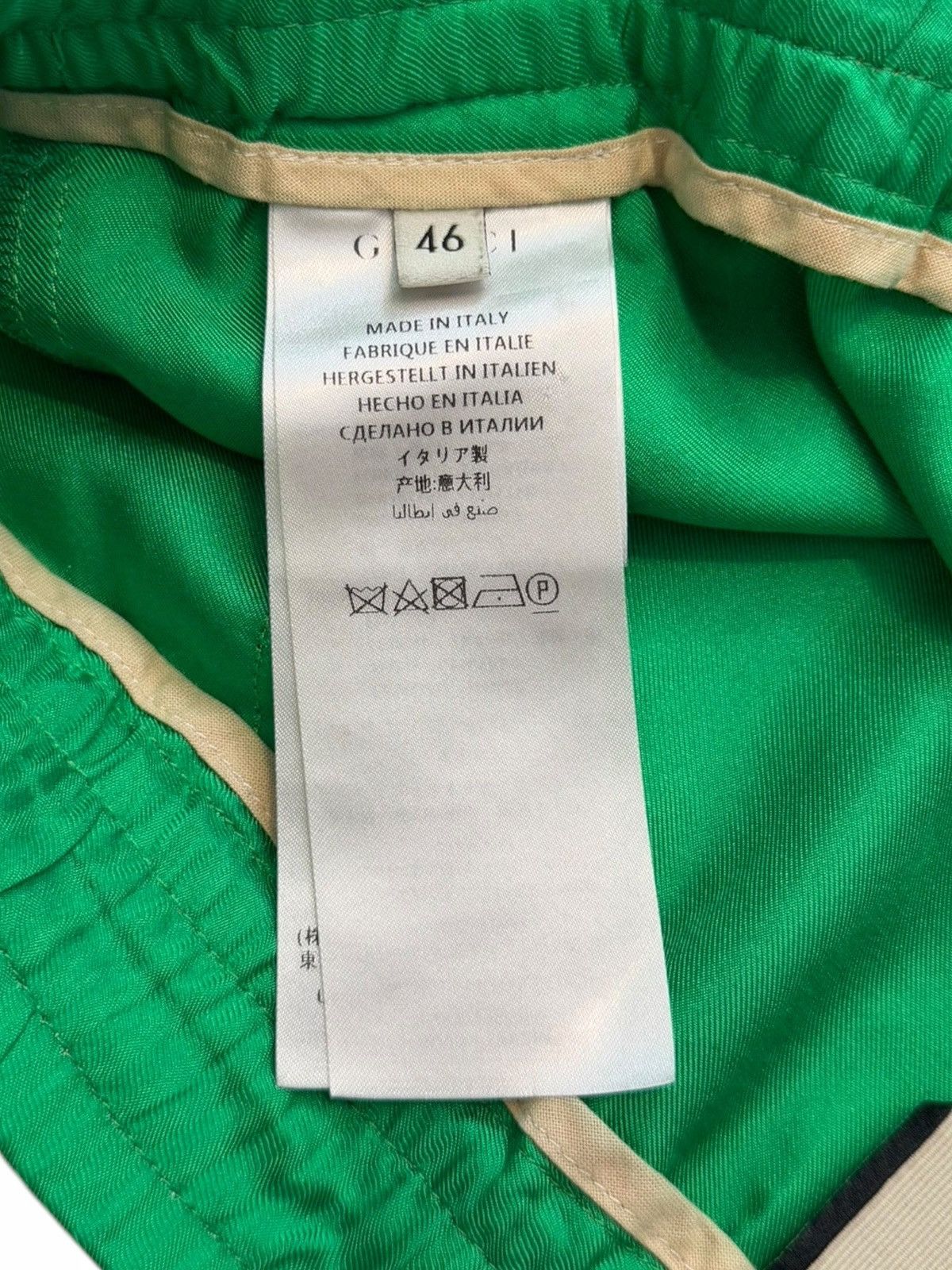 Gucci Green Silk Shorts Size US 32 / EU 48 - 5 Thumbnail