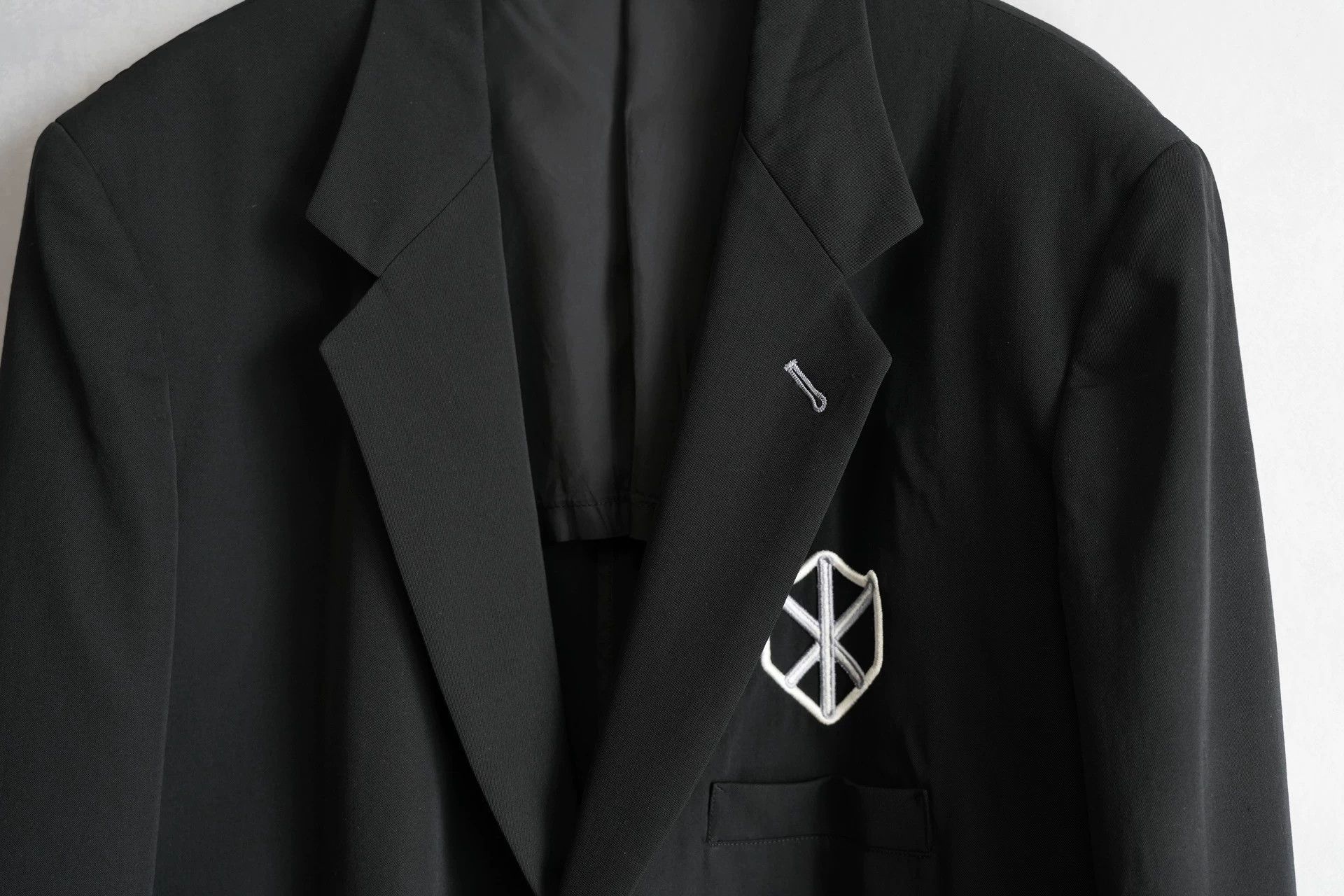 Yohji Yamamoto Yohji Yamamoto 03SS Embrd Lustrous Wool Jkt J15 4 Size US XL / EU 56 / 4 - 4 Thumbnail