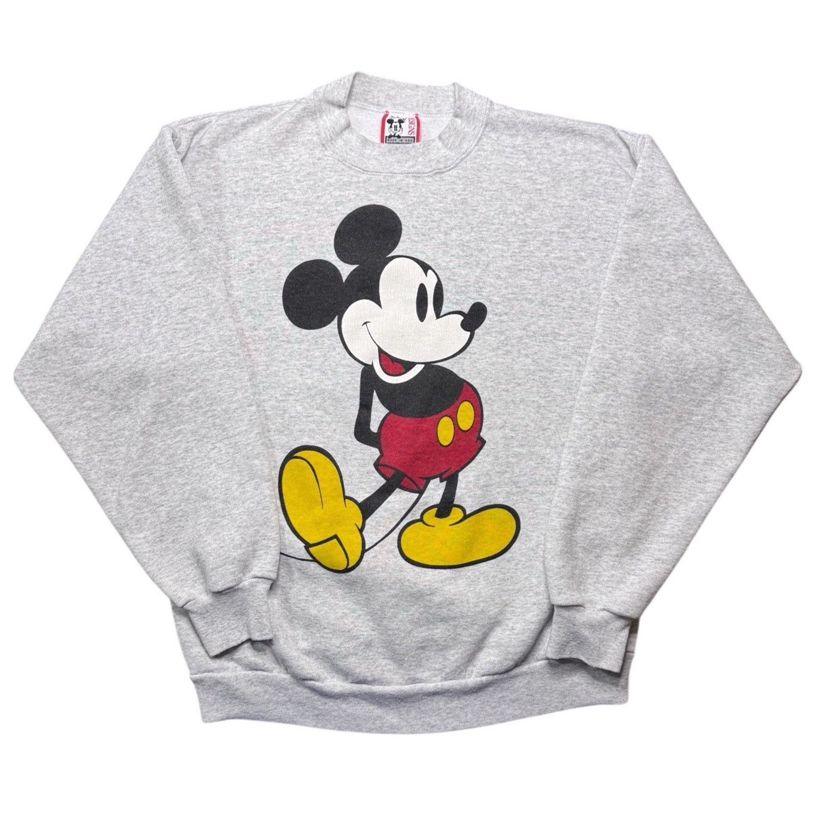 Disney Vintage Disney Mickey Sweatshirt Mens Medium Crewneck 90s Size US M / EU 48-50 / 2 - 1 Thumbnail