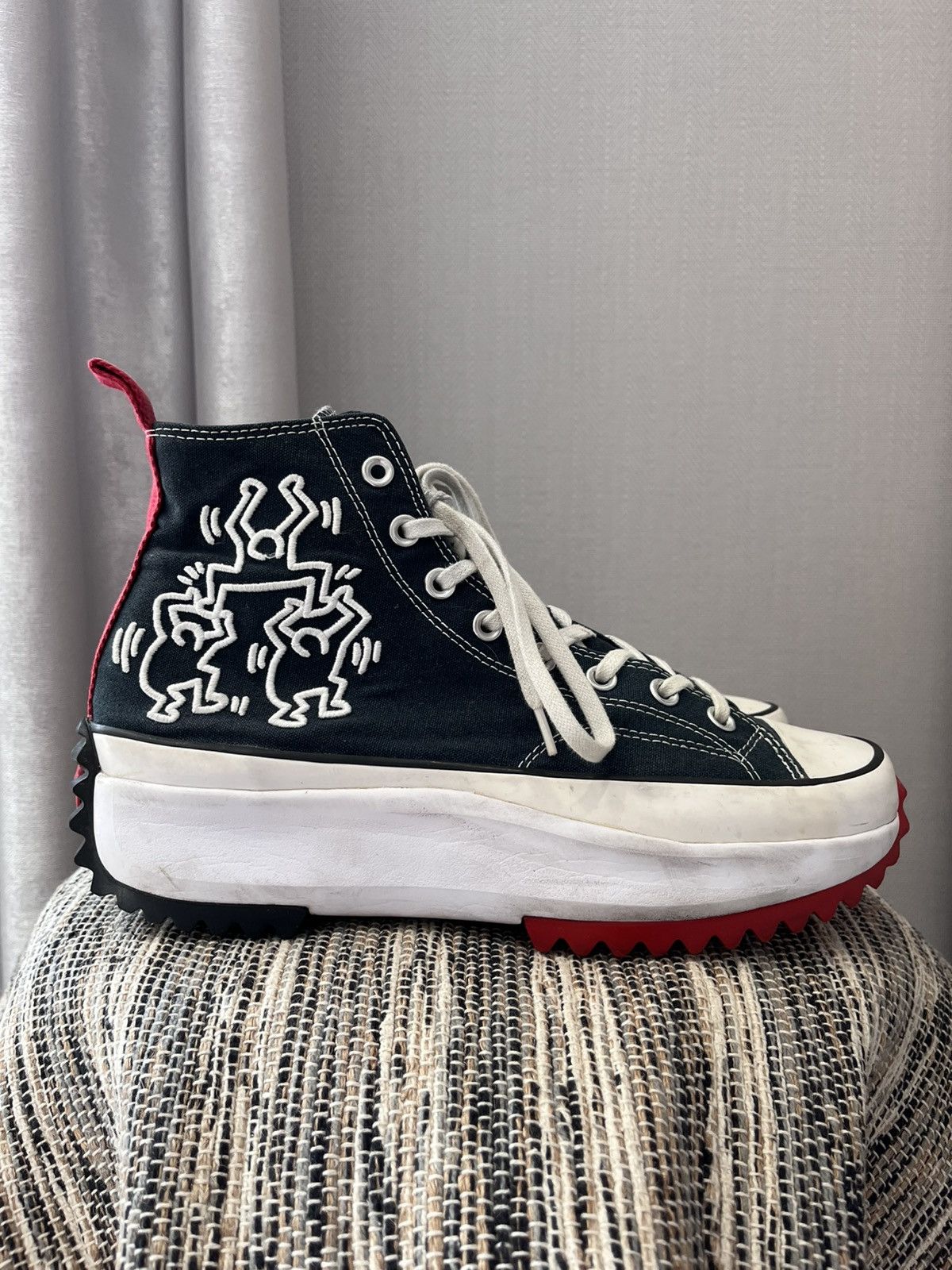 Converse × Keith Haring Converse Keith Haring Run Star Hike High Top Sneakers chuck Size US 10 / EU 43 - 1 Thumbnail