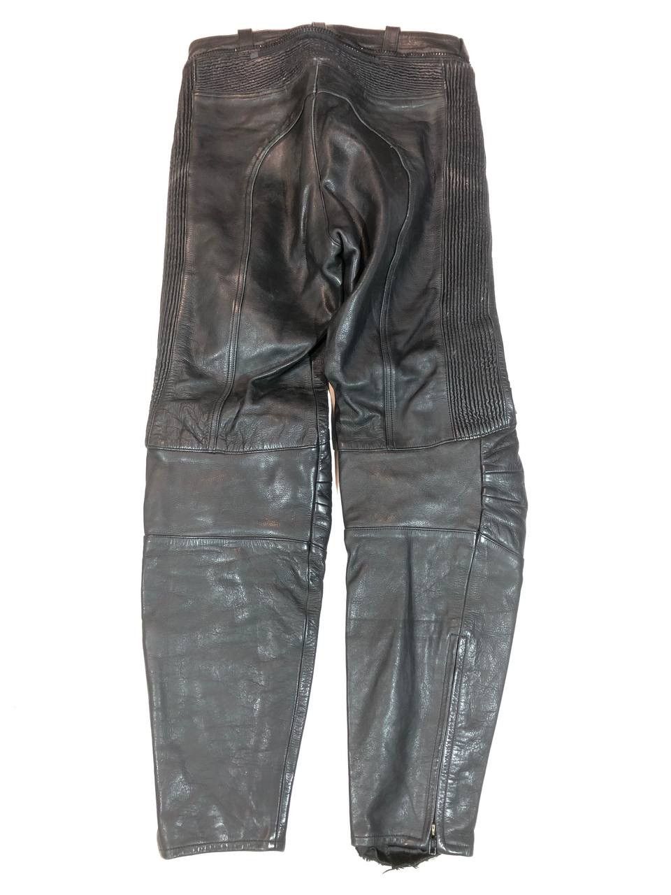 Genuine Leather Polo Racing Moto Leather Pants Black Size US 32 / EU 48 - 4 Thumbnail