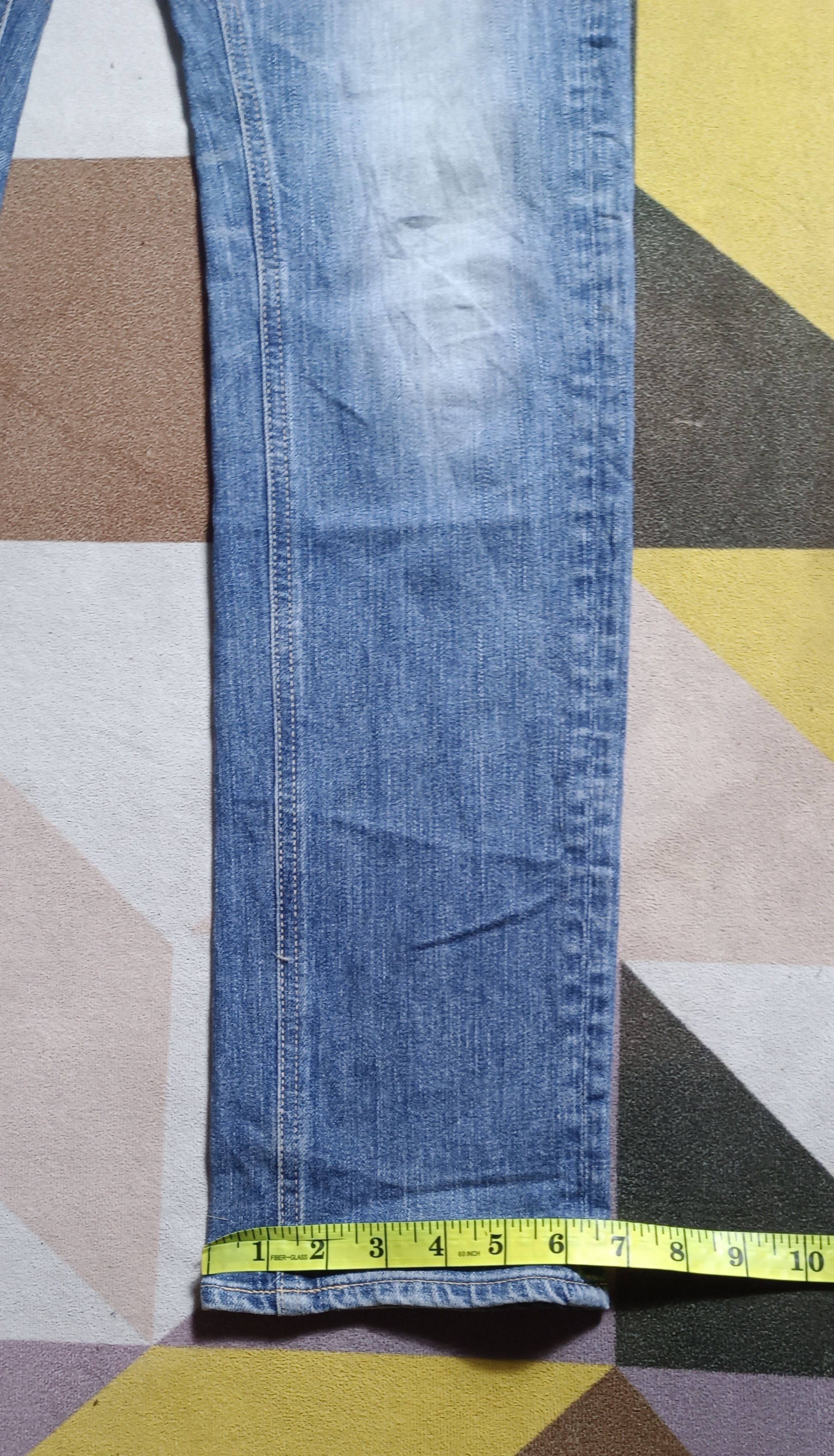 Le Grande Bleu (L.G.B.) Quadro Medio Japan Denim Jeans Size US 32 / EU 48 - 16 Thumbnail