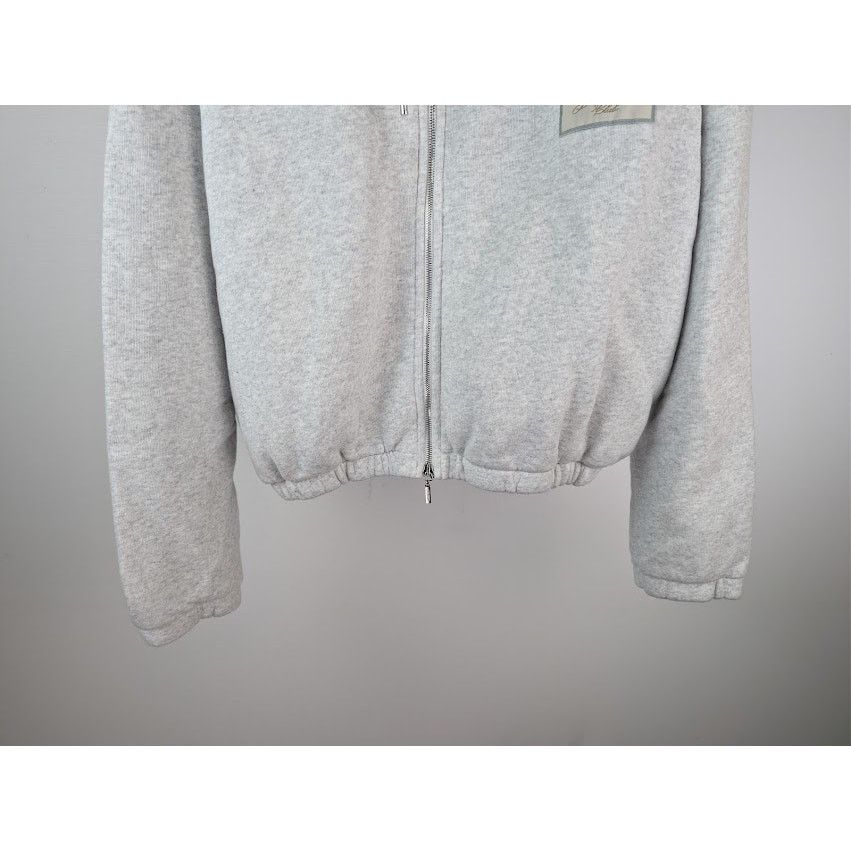 Jacquemus o1rshd1 Oversized Zip-Up Torneo Hoodie in Athletic Club Grey Size US XL / EU 56 / 4 - 5 Thumbnail
