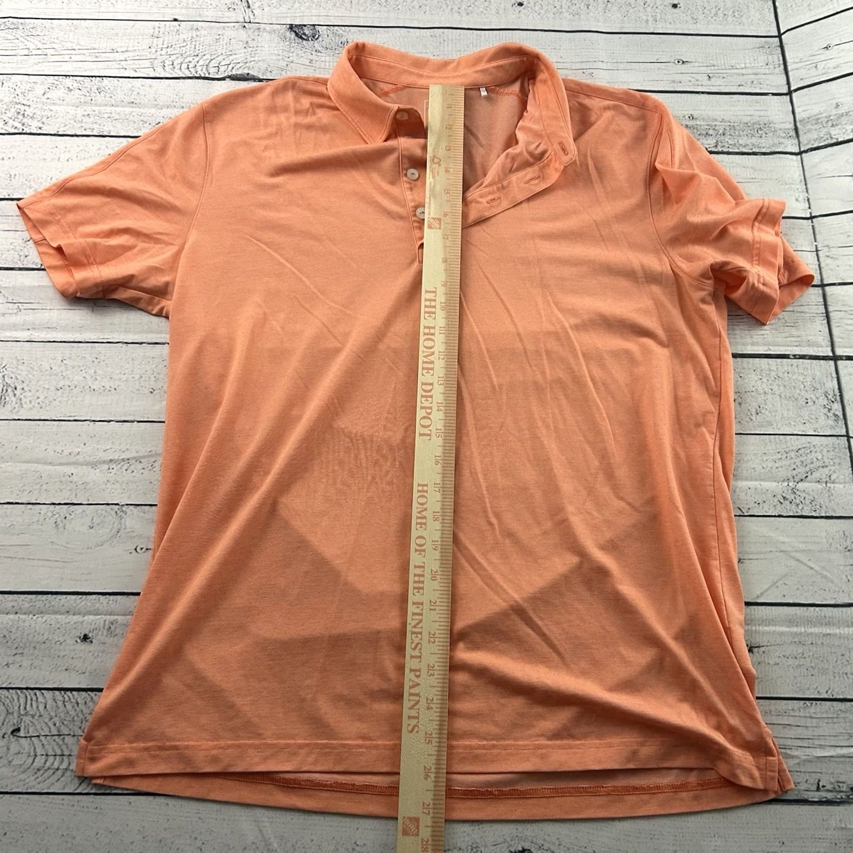 Puma PUMA Golf Short Sleeve Button Polo Shirt Men's L Orange Rickie Fowler Shirt Size US L / EU 52-54 / 3 - 4 Thumbnail