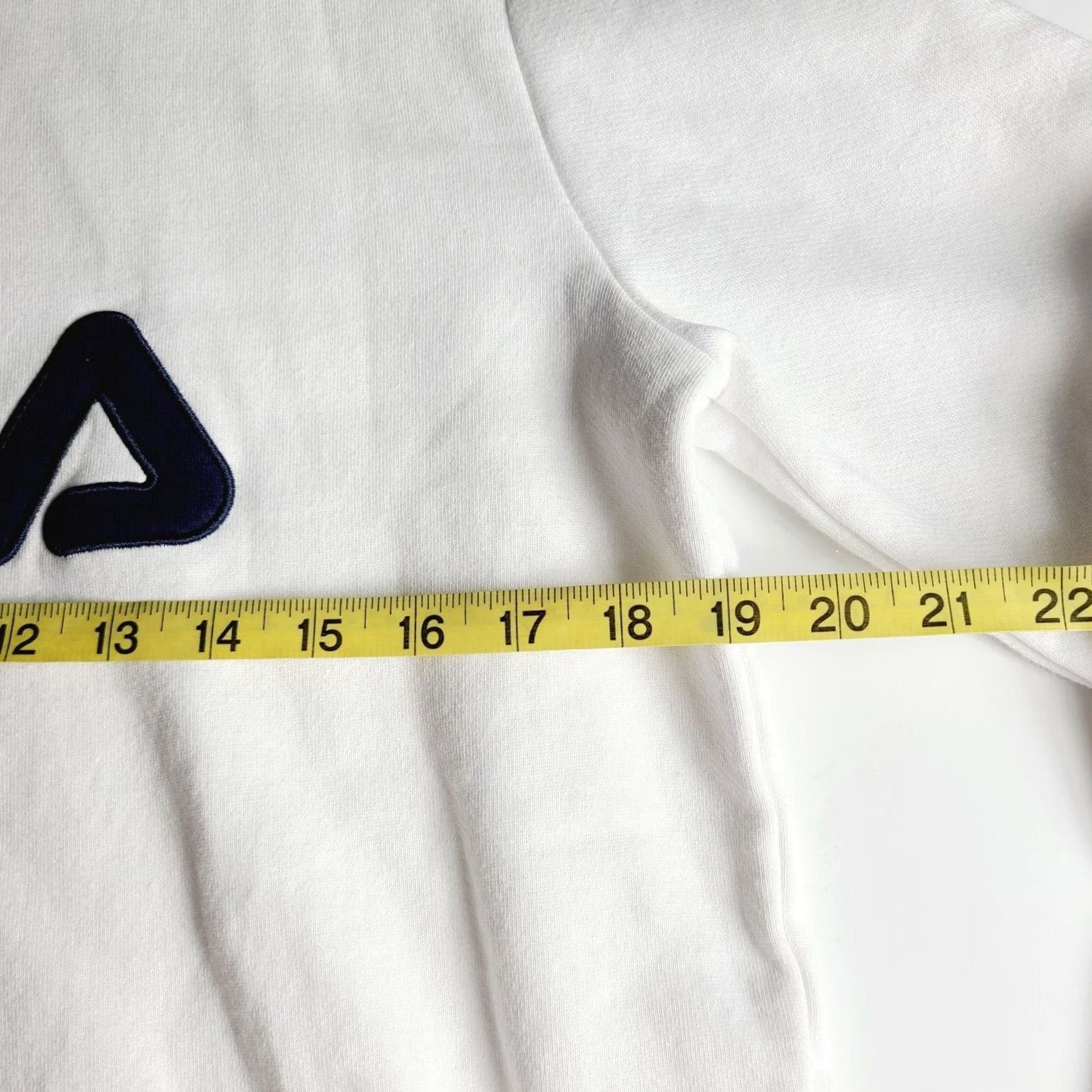 Fila Fila Women’s White 1/4 Zip Logo Pullover Sweatshirt Size S Size S / US 4 / IT 40 - 5 Thumbnail