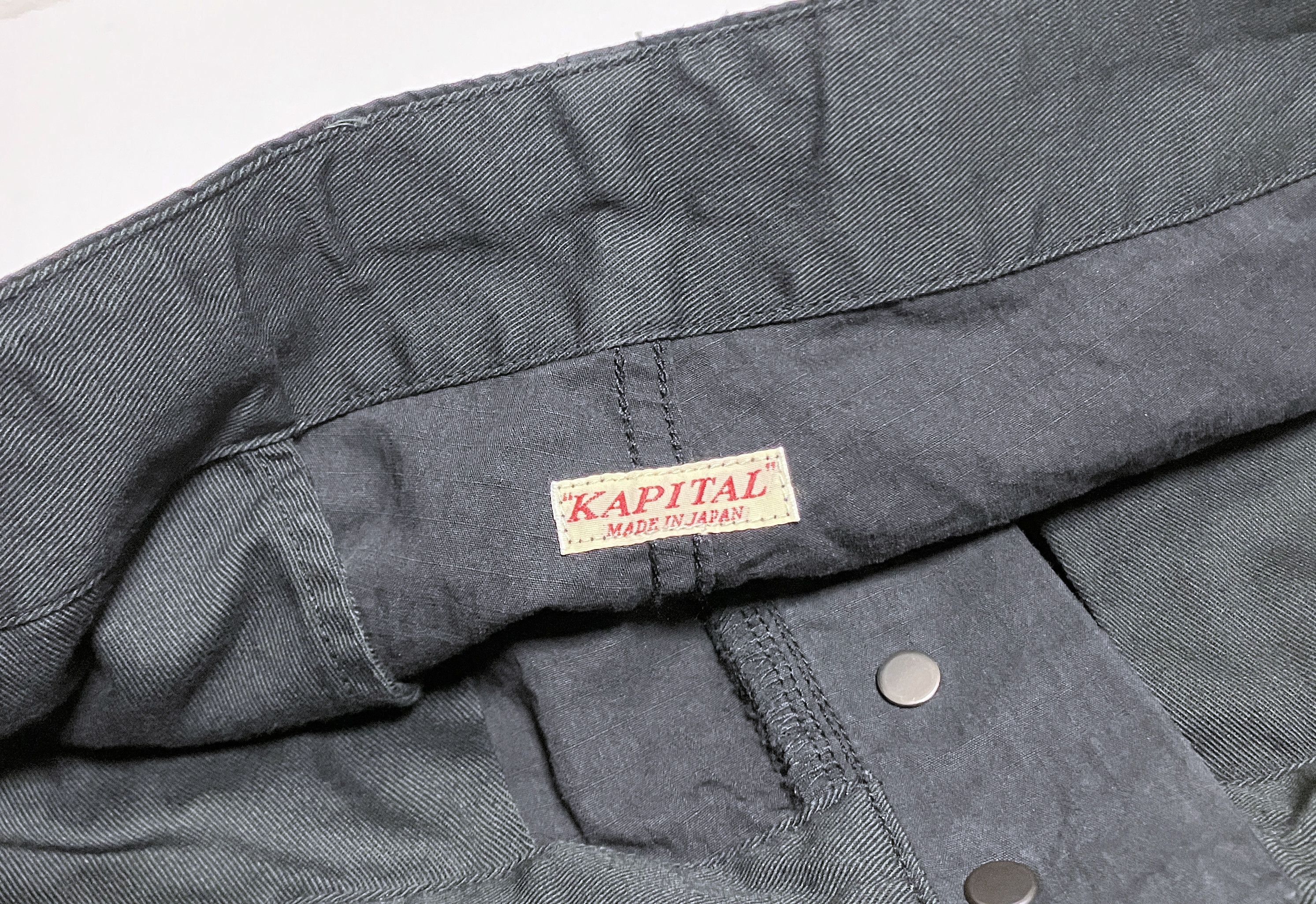 Kapital Kapital rip stop jumbo cargo pants black new 2 Size US 32 / EU 48 - 11 Thumbnail