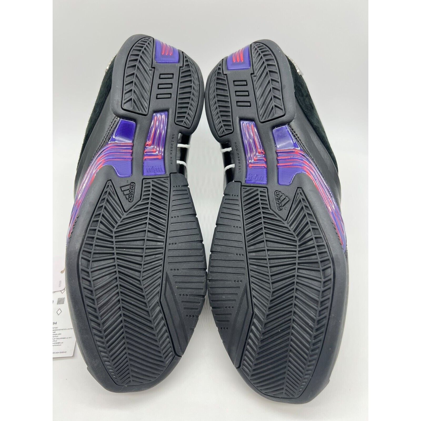 Adidas Adidas TMAC 3 Restomod Raptors Black Purple Men Size 10.5 Size US 10.5 / EU 43-44 - 4 Thumbnail