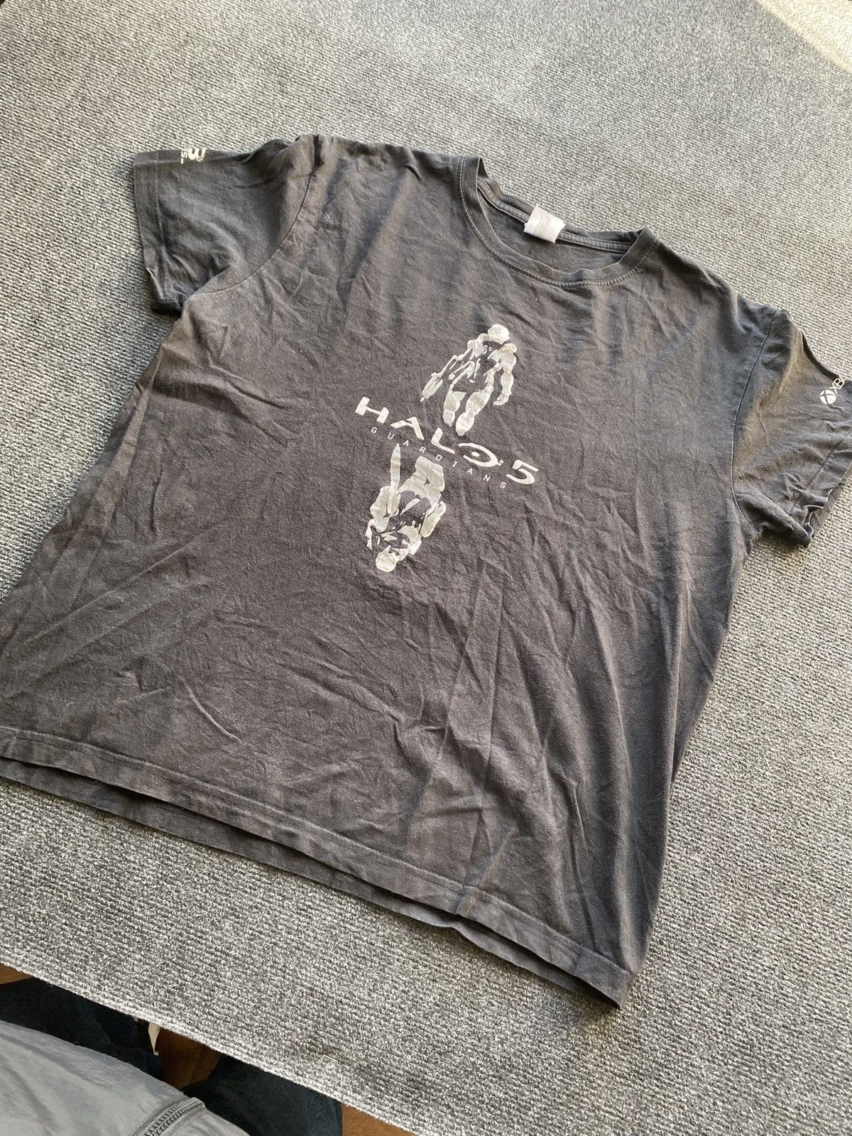 Other 🔥Halo 5 Xbox One black faded tee mens L rare Size US L / EU 52-54 / 3 - 7 Thumbnail