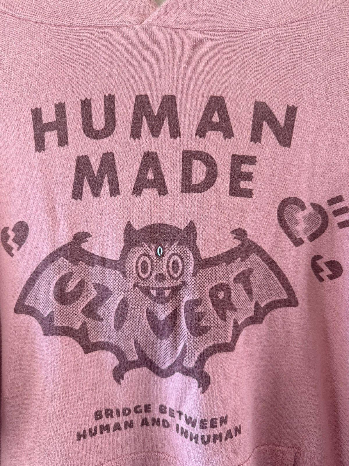 Human Made Human Made x Lil Uzi Vert Pink Bat Hoodie — ultra‑rare, Size US L / EU 52-54 / 3 - 6 Thumbnail