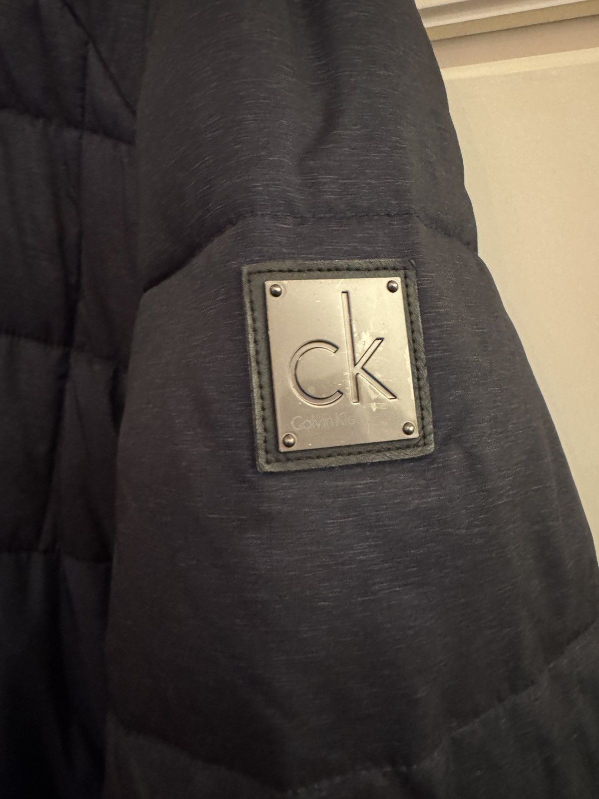 Calvin Klein Calvin Klein Jeans Blue/Black Hooded Puffer Jacket Size US L / EU 52-54 / 3 - 3 Thumbnail