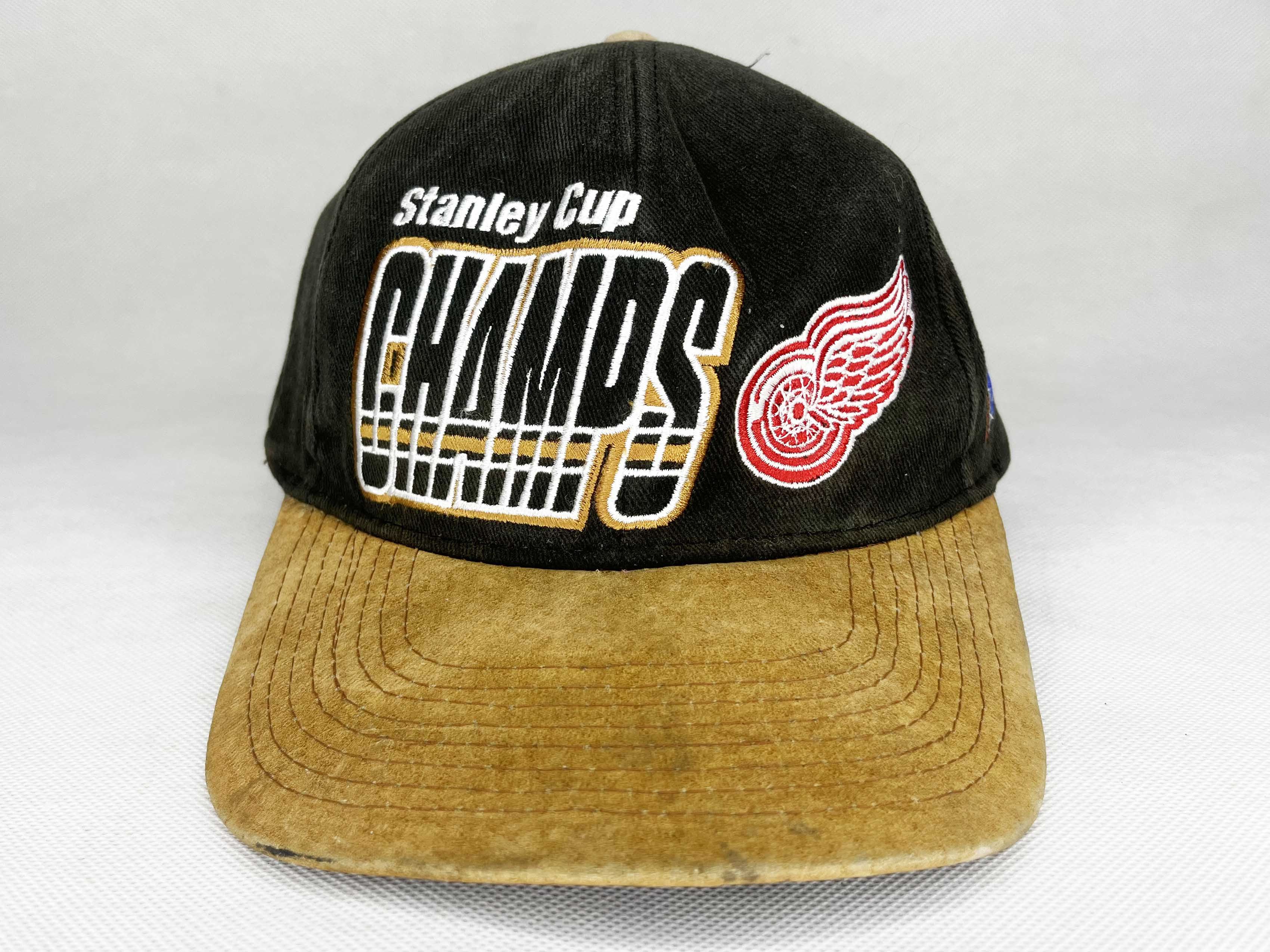 Starter Vintage Starter NHL Stanley Cup Detroit Red Wings Cap Hat Size ONE SIZE - 1 Thumbnail