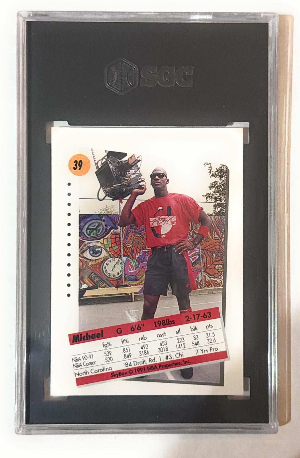 Other 1991-92 Skybox Michael Jordan #39 SGC 9 Size ONE SIZE - 2 Thumbnail