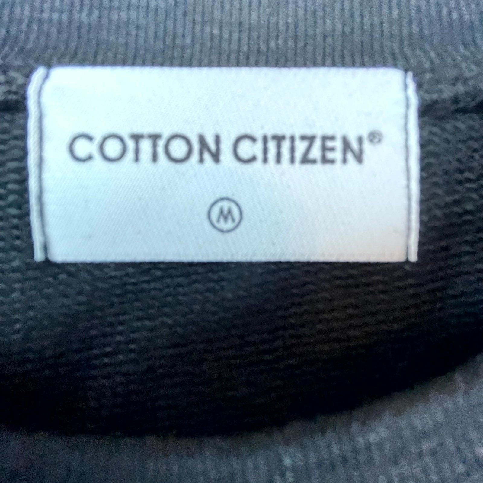 COTTONCITIZEN Cotton Citizen Cobain Crew Neck Sweatshirt Medium Jet Black Size US M / EU 48-50 / 2 - 3 Thumbnail