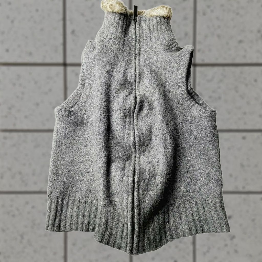 Eddie Bauer VINTAGE Eddie Bauer Women's Wool Alpaca Blend Faux Fur Full Zip Vest Gray Size M Size M / US 6-8 / IT 42-44 - 1 Thumbnail