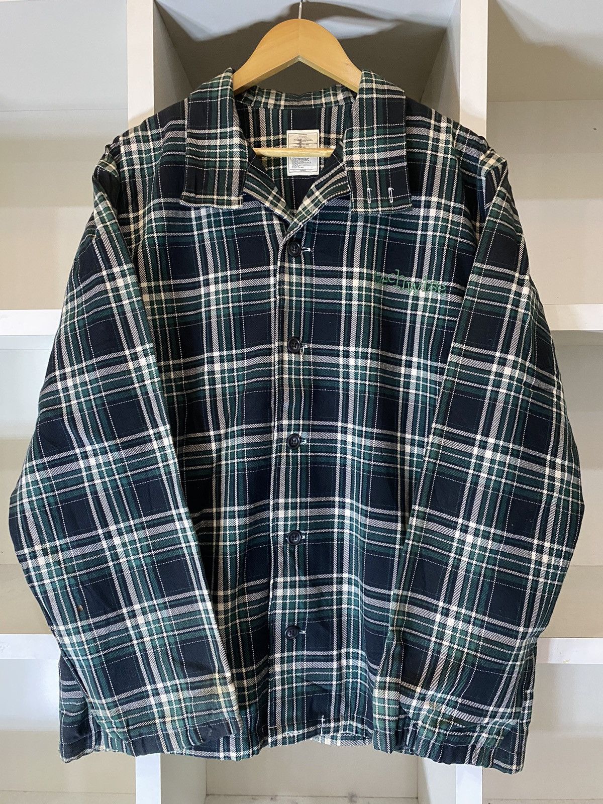 Flannel × Japanese Brand × Vintage Techwise Flannel Jacket Size US L / EU 52-54 / 3 - 1 Thumbnail