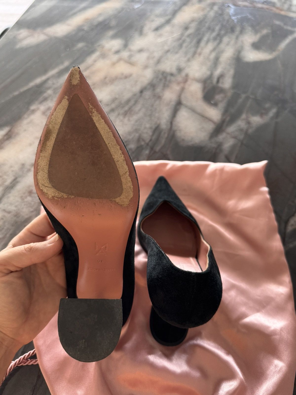 Amina Muaddi Amina Muaddi Ami heels size 36 Size US 6 / IT 36 - 7 Thumbnail