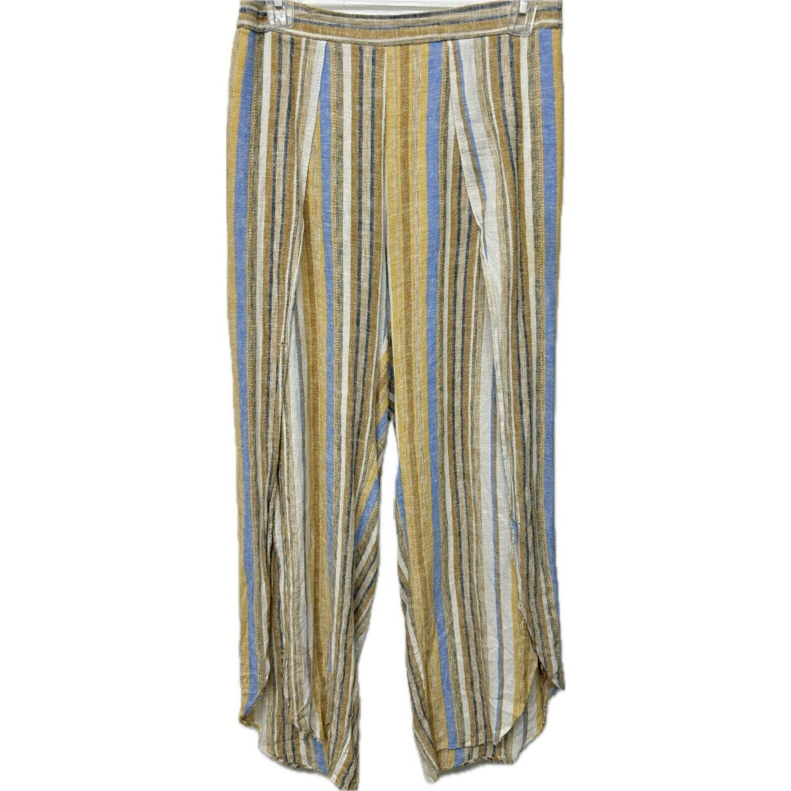 Drew DREW Whitney Wrapped, Split Leg Harem Pants in Linen - M Size 30" / US 8 / IT 44 - 1 Thumbnail