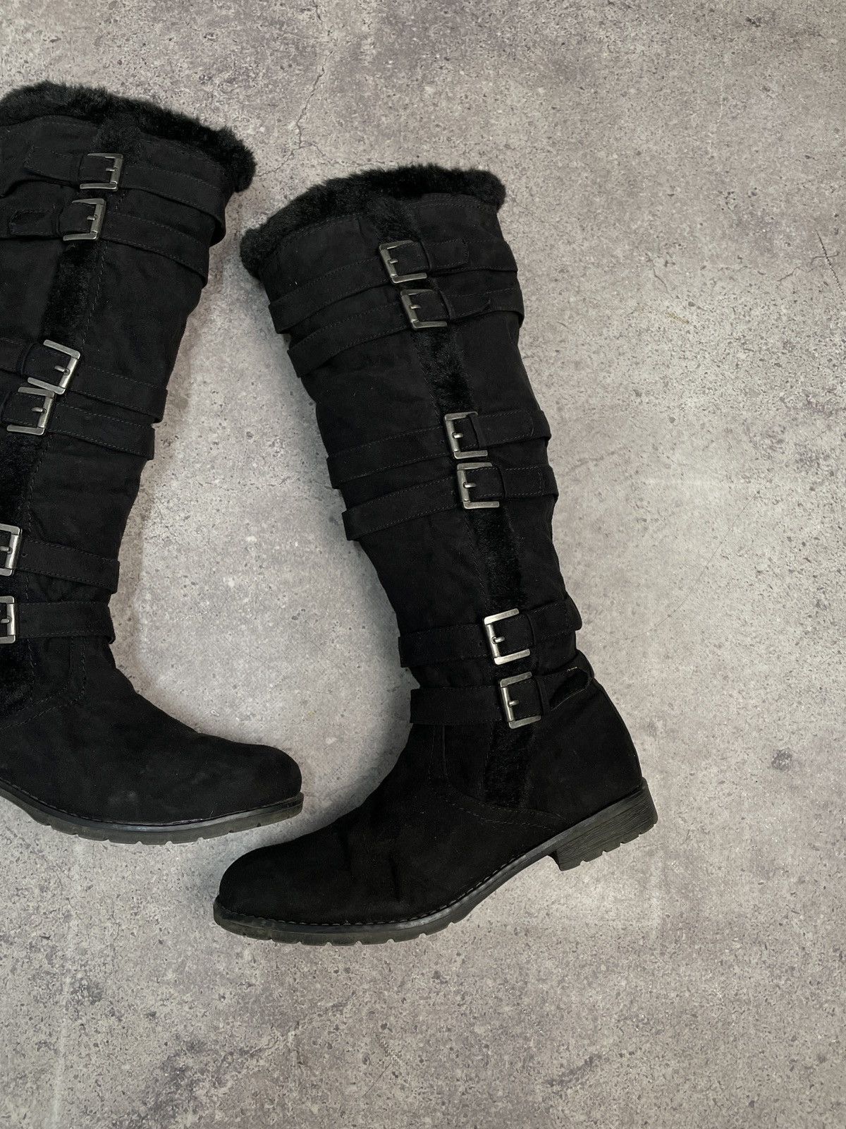 If Six Was Nine Vintage Like Maison Margiela Belted Leather Biker Boots Size US 9 / EU 42 - 7 Thumbnail