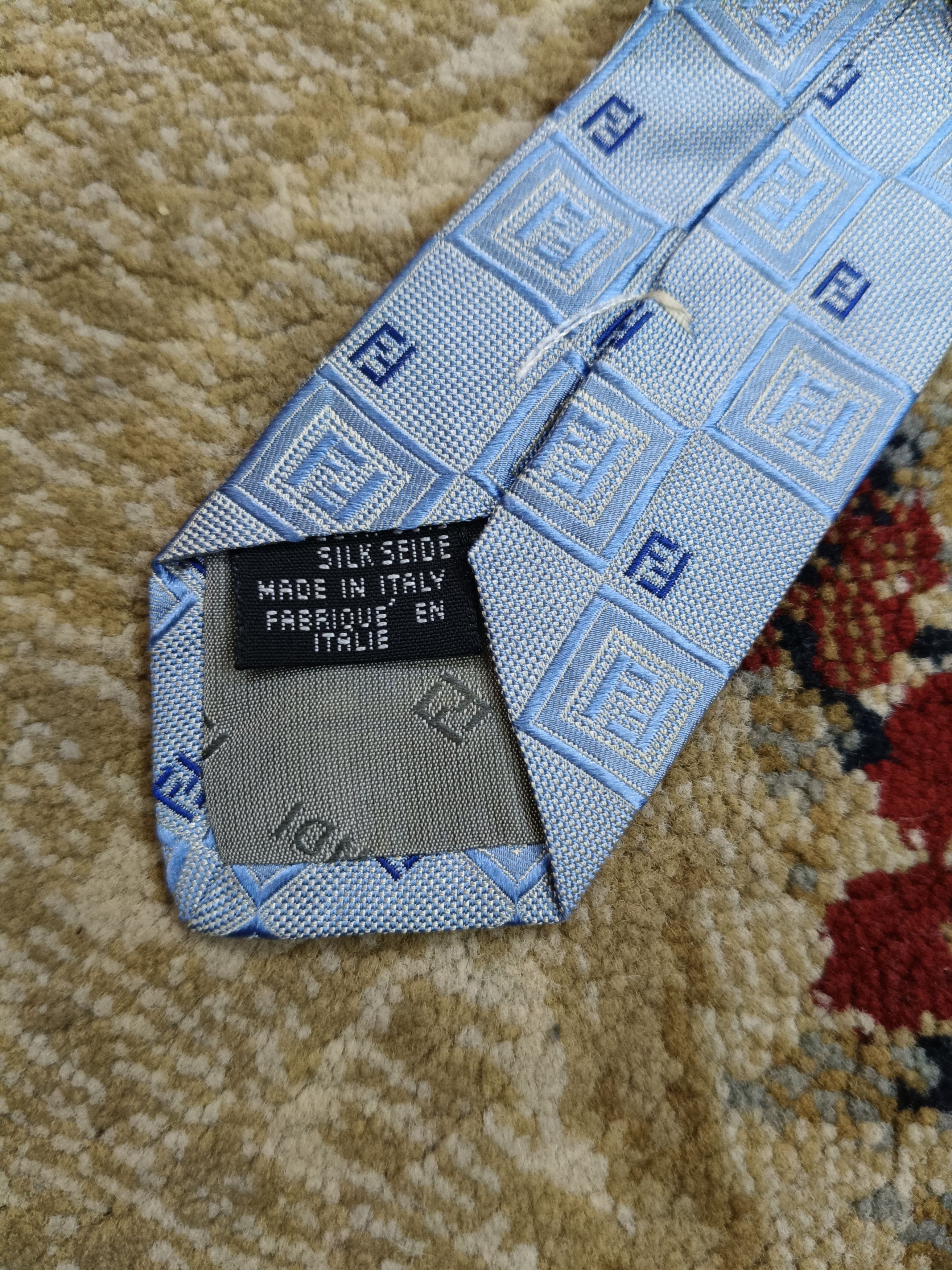 Fendi Fendi Monogram Tie Size ONE SIZE - 5 Thumbnail