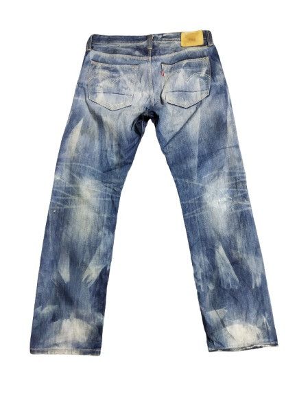 Levi's Levis 505 Marble Design Denim Jeans Size US 36 / EU 52 - 2 Thumbnail