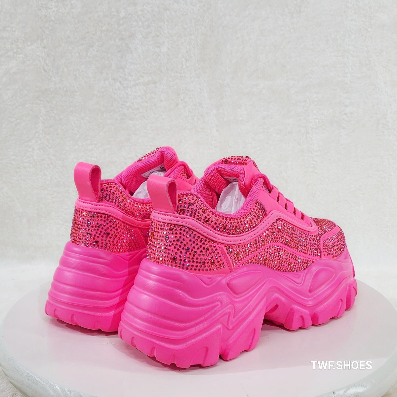 Other Cush Sport Rhinestone Comfy Platform Light Weight Sneakers H Size US 6 / IT 36 - 2 Thumbnail