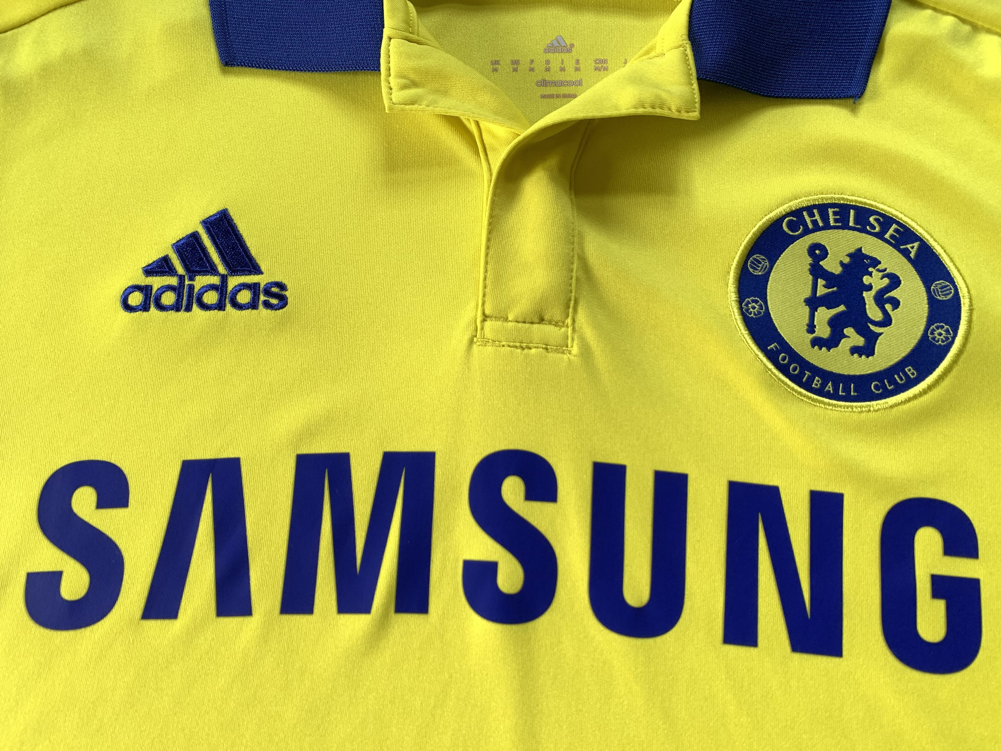 Adidas × Vintage Vintage Adidas Chelsea Away Football Shirt Jersey 2014 Size US M / EU 48-50 / 2 - 5 Thumbnail