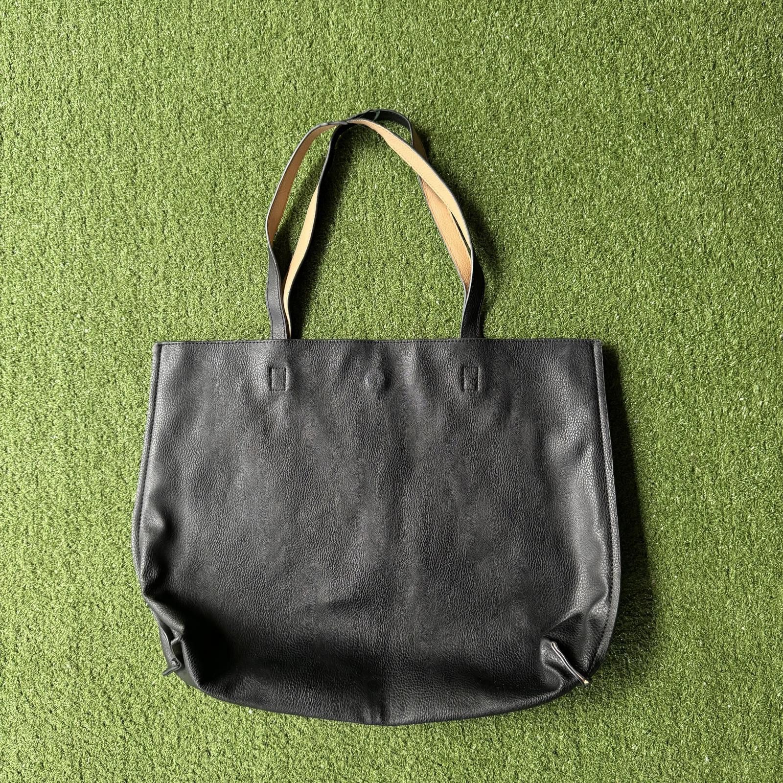 Designer Black Leather Laptop shoulder bag Size ONE SIZE - 1 Thumbnail