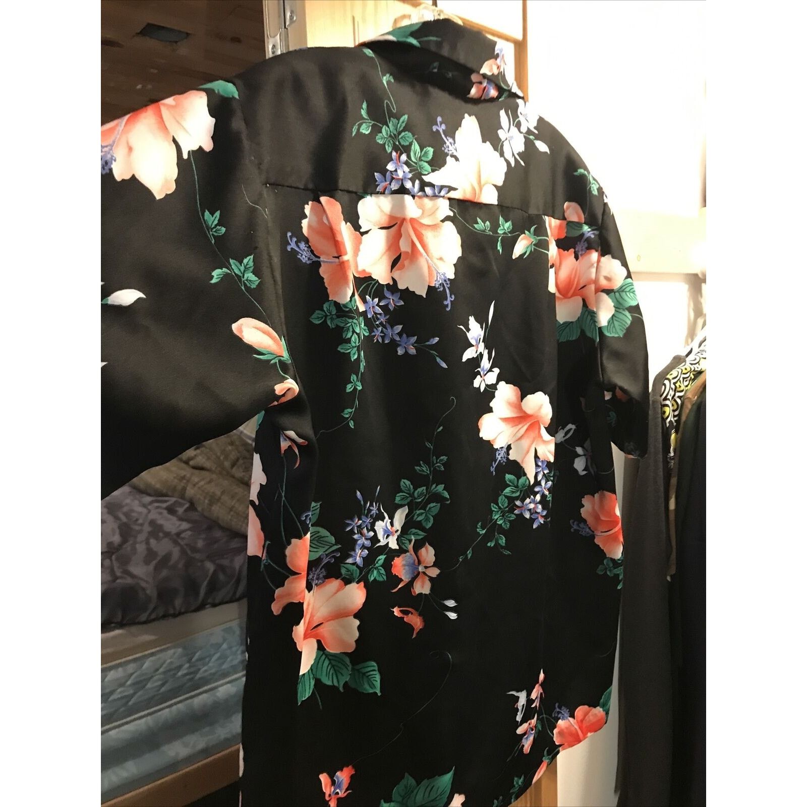 Other Hawaii Nei Honolulu Vintage Men’s L Black Floral SS Shirt Size US L / EU 52-54 / 3 - 12 Thumbnail