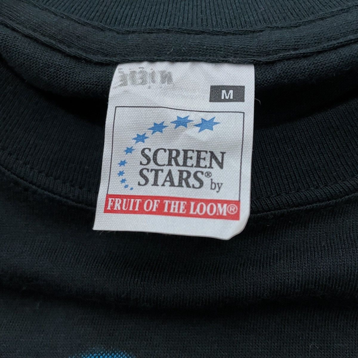 Band Tees × Vintage 90s Vintage Iced Earth Graphic Black T-Shirt Screen Stars Size US M / EU 48-50 / 2 - 3 Thumbnail