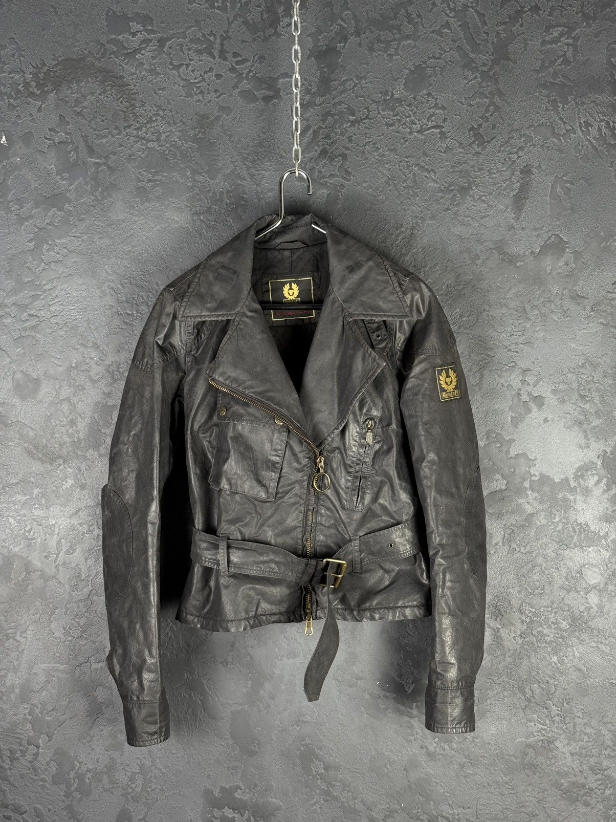 Belstaff Belstaff Sammy Miller Gold Label Women’s Wax Belted Jacket Size M / US 6-8 / IT 42-44 - 5 Thumbnail