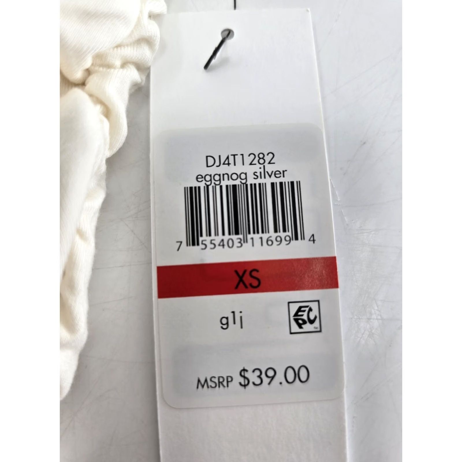 DKNY DKNY Top - Women's Ruched Versatile Everyday Top - Eggnog Silver - XS Size XS / US 0-2 / IT 36-38 - 4 Thumbnail