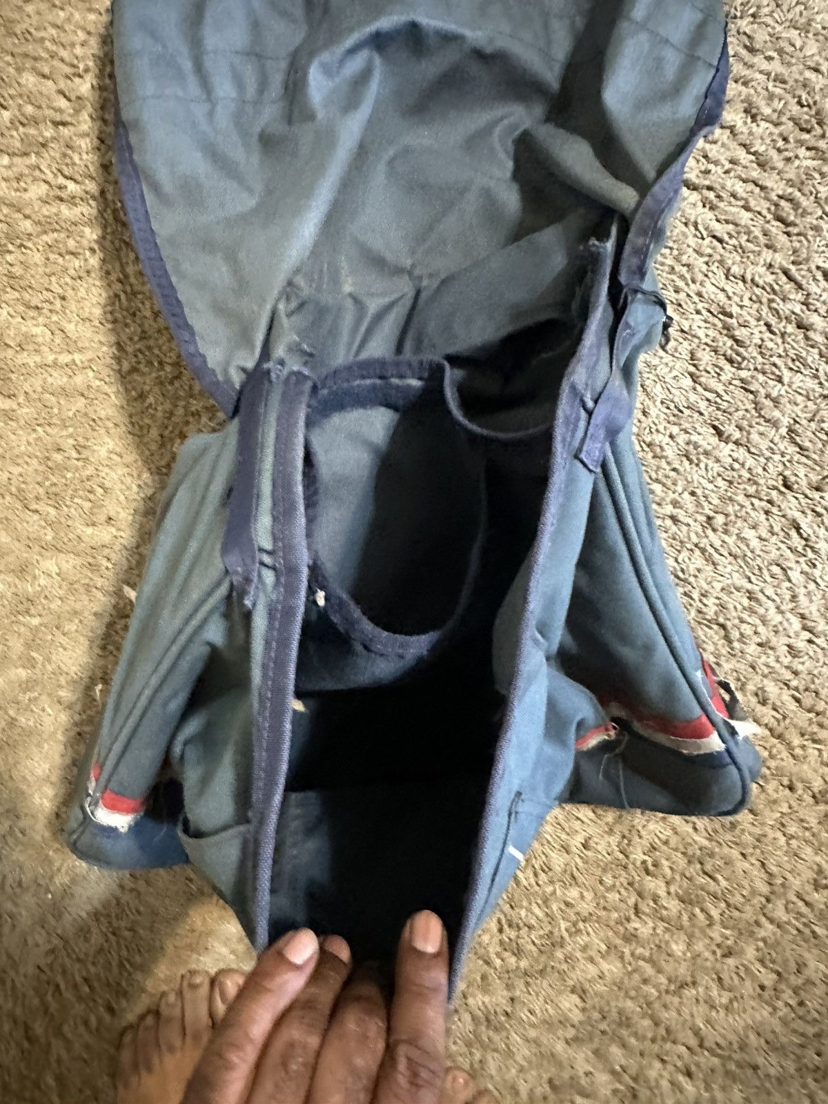 Anti Social Social Club Vintage USPS Mailman “triple blue” bag 90s Size ONE SIZE - 4 Thumbnail