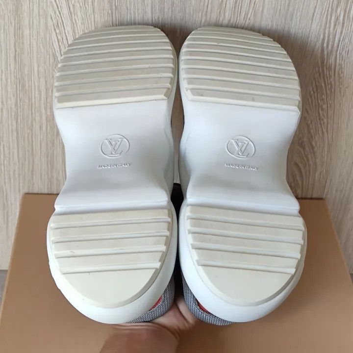 Louis Vuitton Louis Vuitton Leather Sports Casual Sneakers -2508 Size US 7.5 / EU 40-41 - 3 Thumbnail