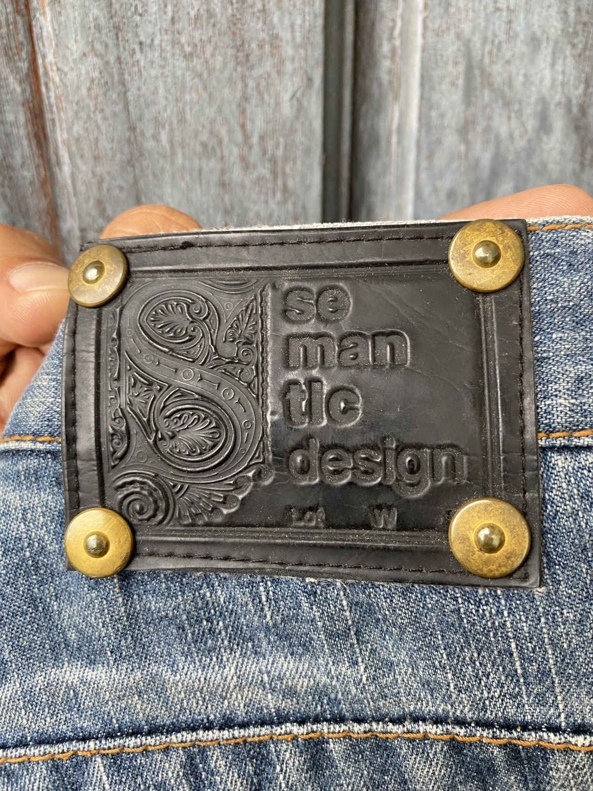 semanticdesign semanticdesign Short Jeans Denim Japanese Distressed Vintage Size US 30 / EU 46 - 15 Thumbnail