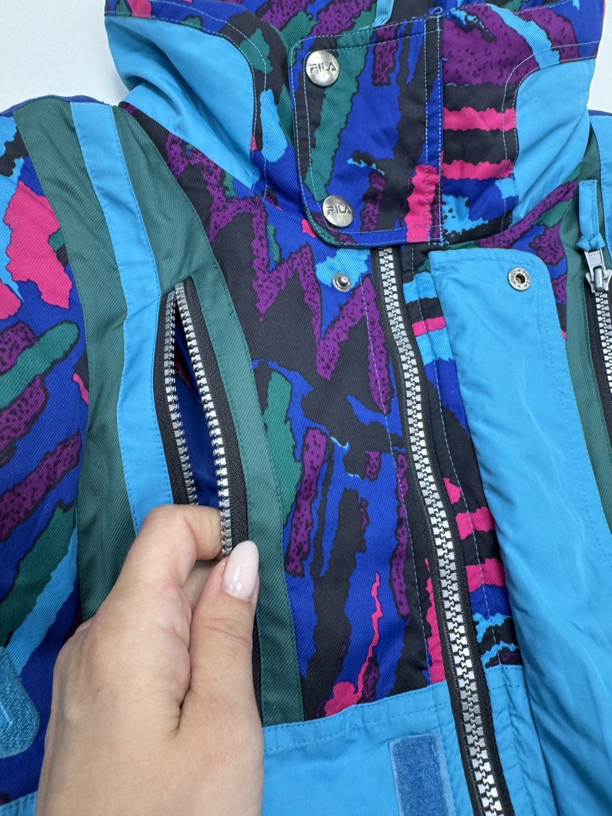 Fila Fila vintage women's ski jacket Size L / US 10 / IT 46 - 8 Thumbnail