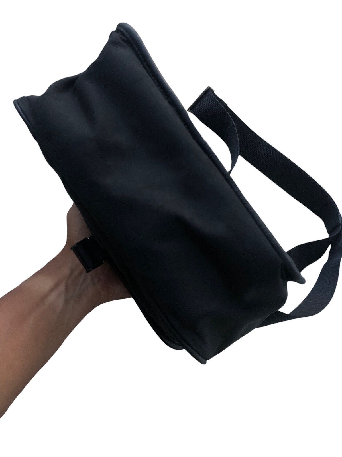 Prada 💯Authentic PRADA Tessuto Nylon Messenger Crossbody Bag Black Size ONE SIZE - 7 Thumbnail