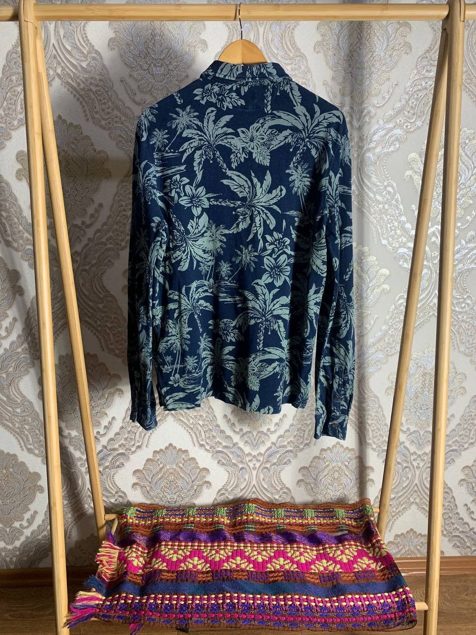 Polo Ralph Lauren Vintage Polo Ralph Lauren Flowers Designer Rugby Y2K 90s Size US L / EU 52-54 / 3 - 7 Thumbnail