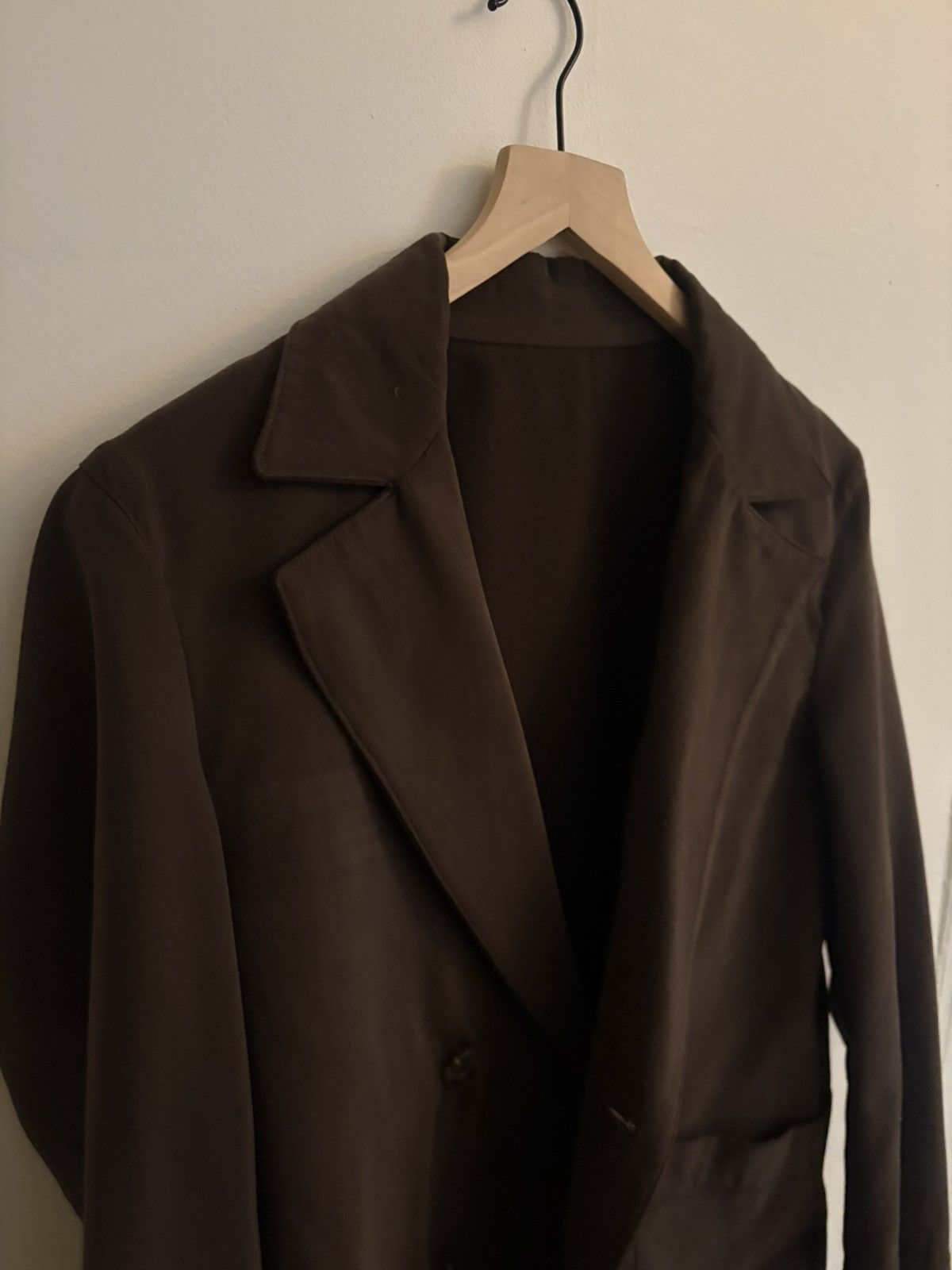 Stoffa Double Breasted Shirt Jacket in Peached Cotton Size US S / EU 44-46 / 1 - 2 Thumbnail