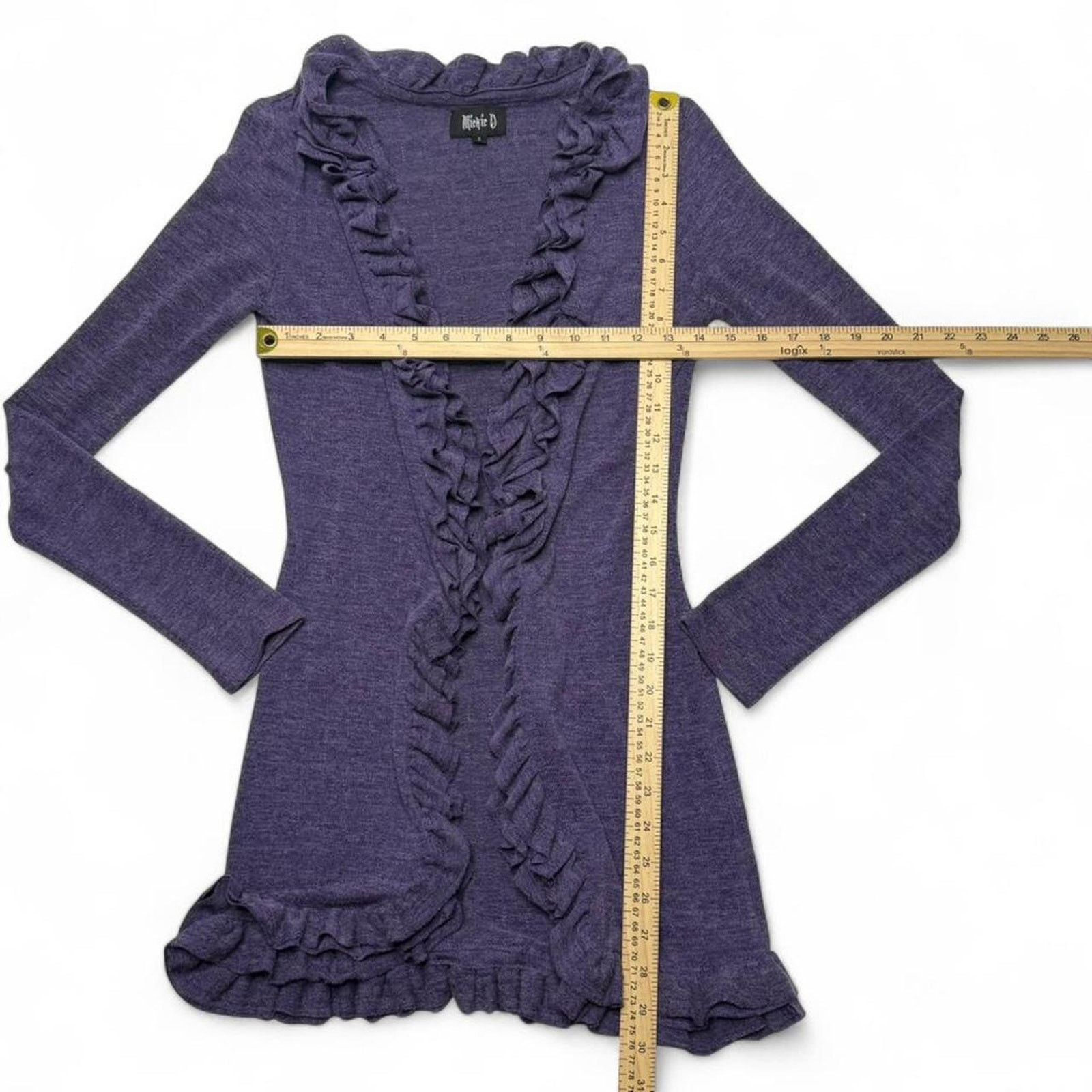 Other Mickie D Vintage Gothic 2000s Long line Ruffled Trims Size S Size S / US 4 / IT 40 - 4 Thumbnail