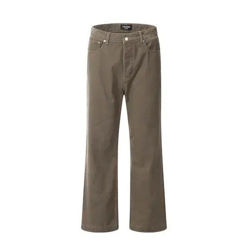 Men's trendy retro loose versatile casual flared jeans